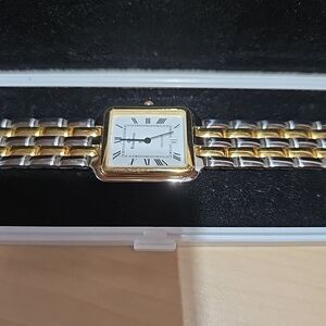 Gold and Silver Men's Watch